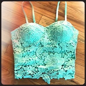 Lace crop top